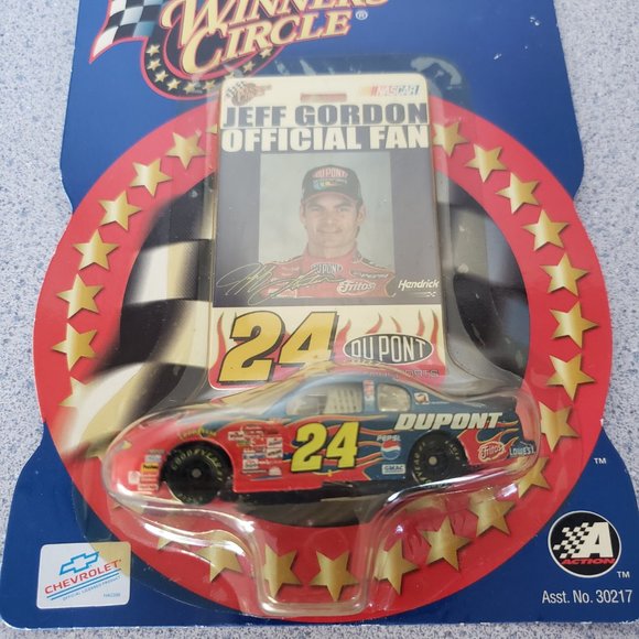 (5/$20)  Jeff Gordon car #24 Pit Pass Car - Picture 2 of 4